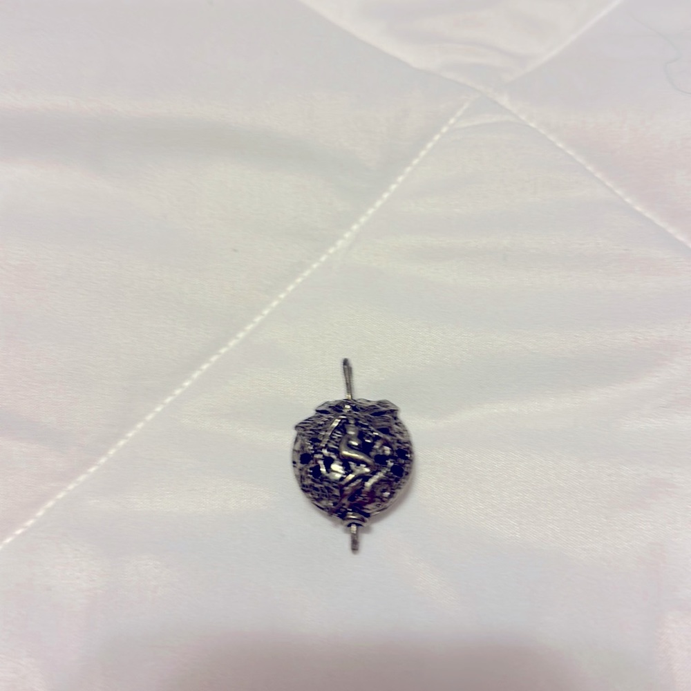 Handmade silver fairy essential oil pendant defuser